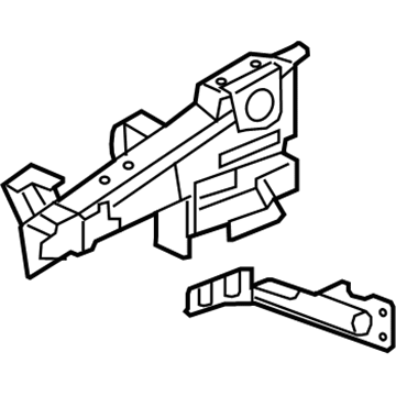 GM 23329181 Rail Assembly, Front Compartment Upper Side
