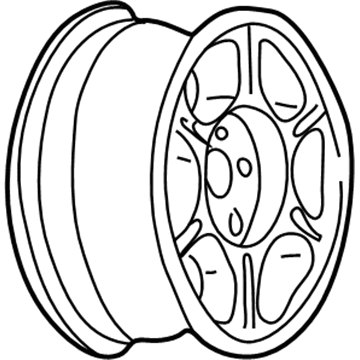 2001 Oldsmobile Bravada Spare Wheel - 9592678