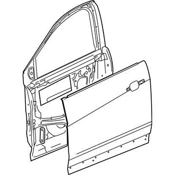 GM 84542295 Door Assembly, Front Side