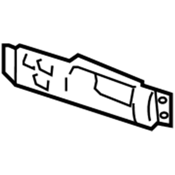 GM 12374452 BEZEL, Door Lock Inside Handle