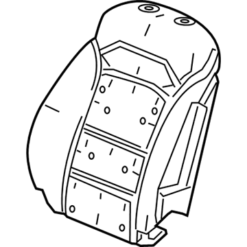 GM 84136745 Pad Assembly, Front Seat Back