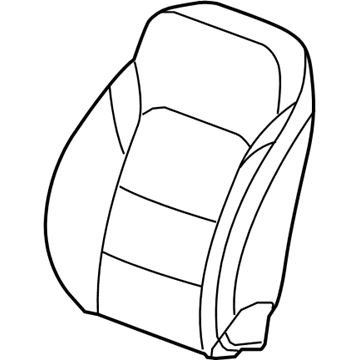 GM 84127712 Cover Assembly, Front Seat Back *Atmosphere