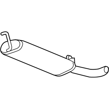 GM 42390829 Muffler Assembly, Exhaust (W/ Exhaust Pipe)