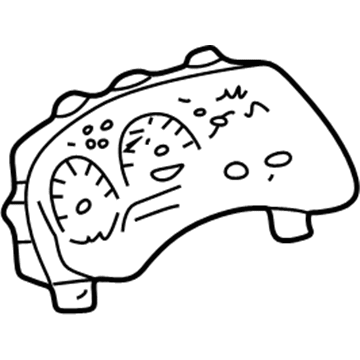 GM Instrument Cluster - 19117188