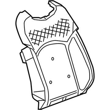 GM 84107581 Pad Assembly, Front Seat Back