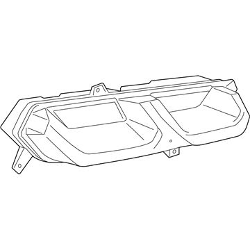 GM 84587829 Lamp Assembly, Rear Body Structure Stop *Clear Lens