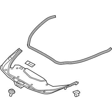 GM 84027334 Shield Assembly, Front Compartment Front Sight