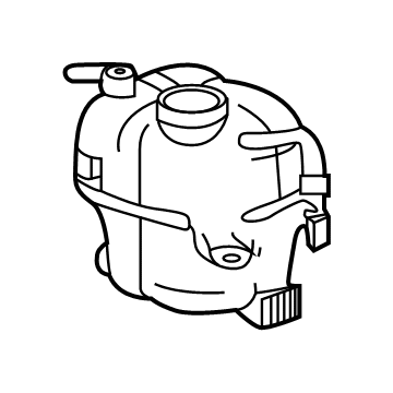 ACDelco 23120052 GM Original Equipment Radiator Surge Tank ACDelco 23120052 GM Original Equipment Radiator Surge Tank