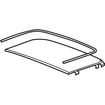 GM 22792091 Window Assembly, Sun Roof
