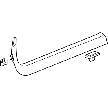 GM 23154496 Molding Assembly, Front Side Door Sill Garnish *Cashmere E