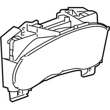 23353428 - Genuine GM Cluster Assembly, Instrument
