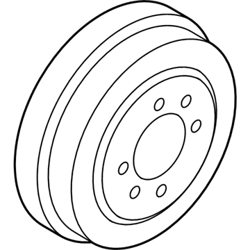 GM 19316567 Drum,Rear Brake