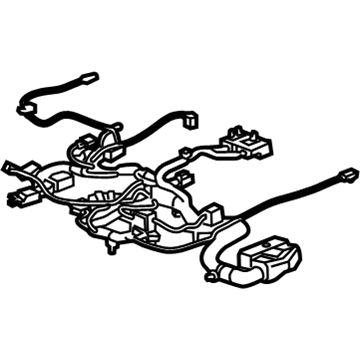 GM 23238392 Harness Assembly, Front Seat Cushion Wiring