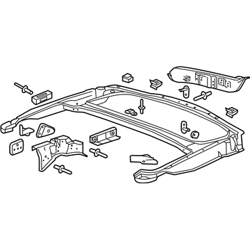 GM 23445763 Frame Assembly, Rear Compartment Panel