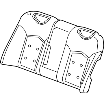 GM 84074756 Pad Assembly, Rear Seat Back