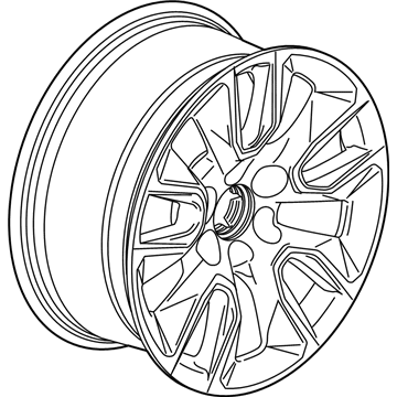 2020 Chevrolet Silverado Spare Wheel - 23376221
