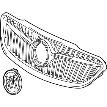 GM 26681657 Grille Assembly, Front