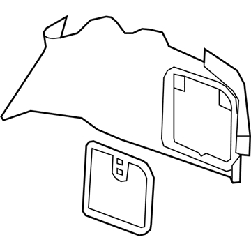 GM 22865399 Trim Assembly, Rear Compartment Side