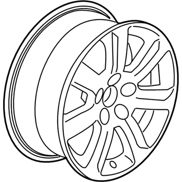 2015 Cadillac CTS Spare Wheel - 23122160