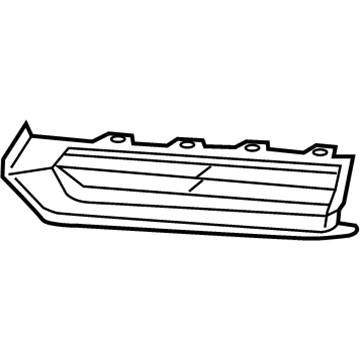 GM 23109318 Cover, Front Fog Lamp Opening