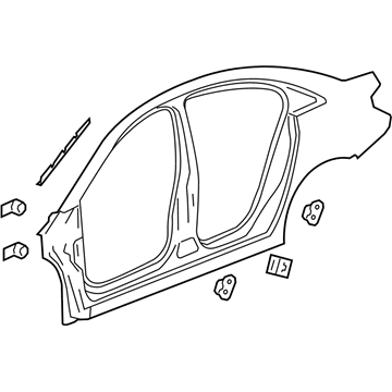 GM 84024319 Panel Assembly, Body Side Outer