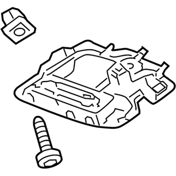 GM 15927719 Plate Assembly, Roof Console Backing