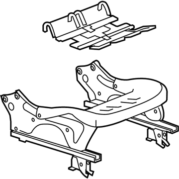 GM 20876906 Frame Assembly, Front Seat Cushion
