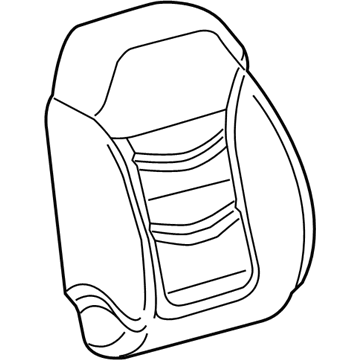 2018 Chevrolet Volt Seat Cushion Pad - 23435227