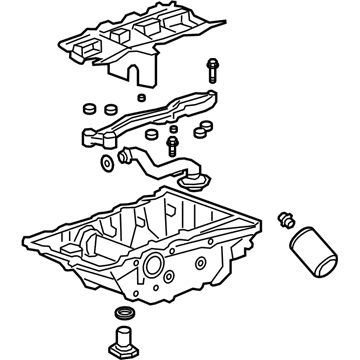 GM 12700106 Pan Assembly, Oil