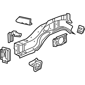 GM 25980779 Rail Assembly, Front Compartment Inner Side