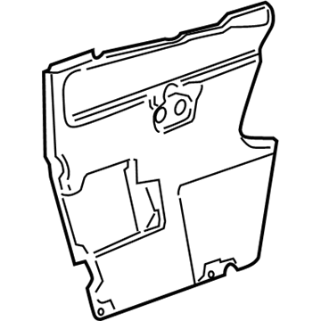 GM 15783026 Deflector Assembly, Front Side Door Water