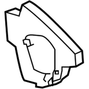 GM 22977446 Deflector, Front Intake Air Duct