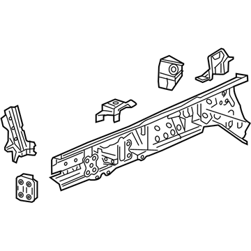 GM 84331116 Rail Assembly, Front Compartment Inner Side