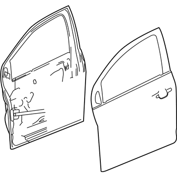 GM 42553459 Door Assembly, Front Side