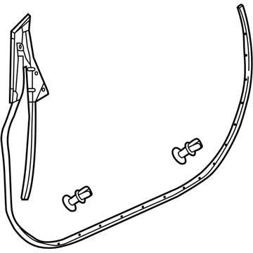 Buick Cascada Door Seal - 13439474