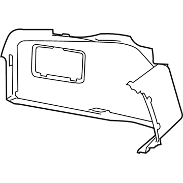GM 92456991 Panel,Rear Compartment Side Trim