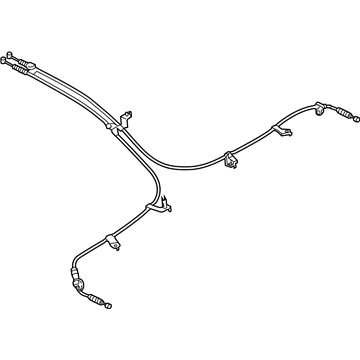 GM 19316530 Cable,Parking Brake Rear