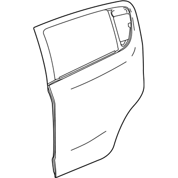 GM 95951611 Panel,Rear Side Door Outer