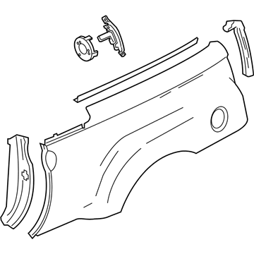 GM 15284779 Panel,Body Side Outer Rear