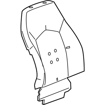 2014 Cadillac CTS Seat Cushion Pad - 22758817