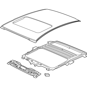 GM 92292183 Panel Assembly, Roof