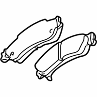 GMC Jimmy Brake Pad - 18026156 Pad Kit,Rear Disc Brake