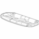 GM 23374614 Cover Assembly, Rear Seat Cushion *Platin