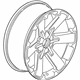 GM 19301162 22x9-Inch Aluminum 6-Spoke Wheel in Gloss Black