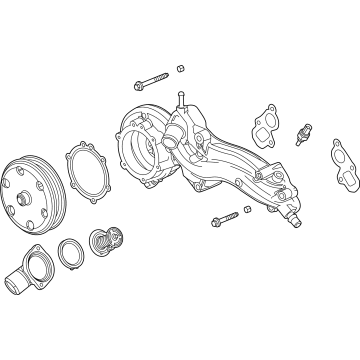 2022 Chevrolet Corvette Water Pump - 12714605