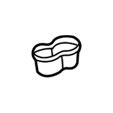 GM 10302314 Mat, Instrument Panel Cup Holder *Ebony 10302314 GM Mat, Instrument Panel Cup Holder *Ebony Illustration 1 of 1