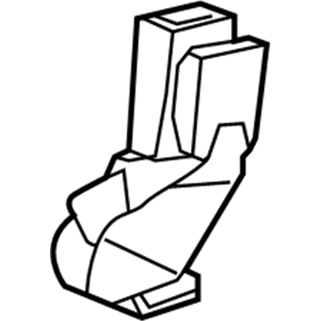 GM 19331002 Belt Kit - Rear Seat (Buckle Side) *Platinum Web