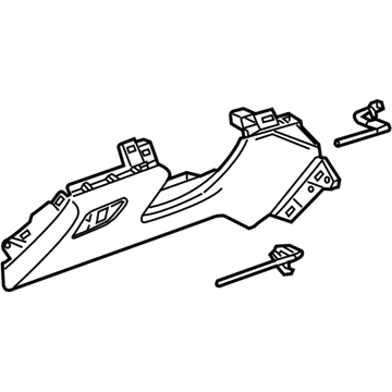 GM 23211309 Bolster Assembly, Instrument Panel Knee *Black
