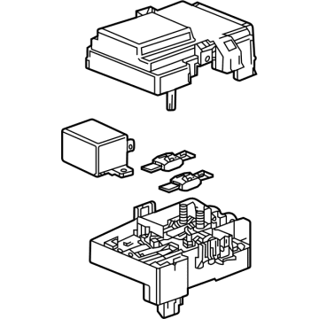 2022 Chevrolet Silverado Fuse Box - 84694244