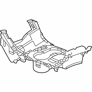 GM 84878380 Plate Assembly, F/Flr Cnsl Tr *Ceruse Ash